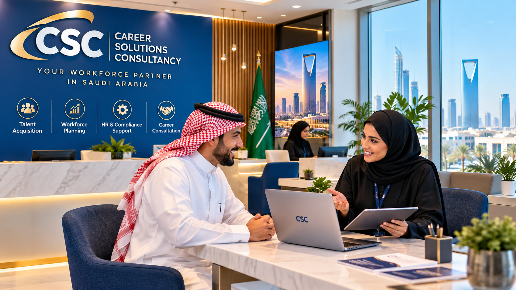 CSC workforce consultation team in Riyadh